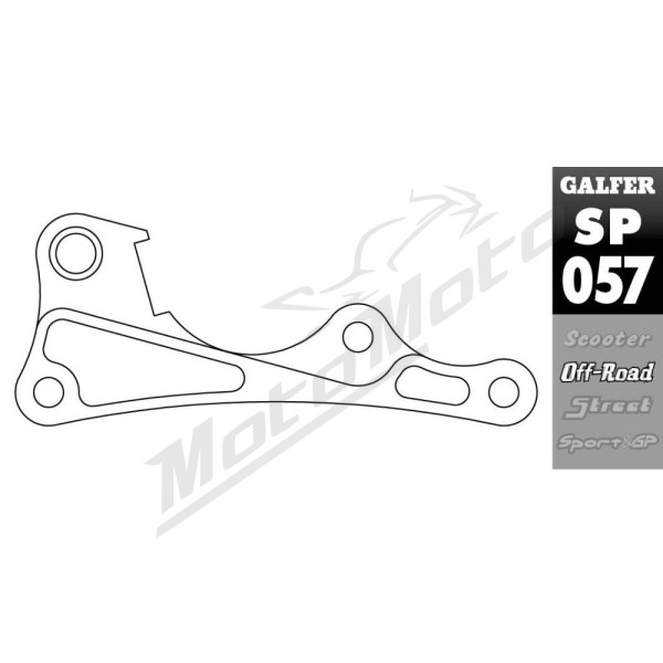 GALFER Brake Caliper Relocation Bracket Kawasaki KX 250-450cc 19-26