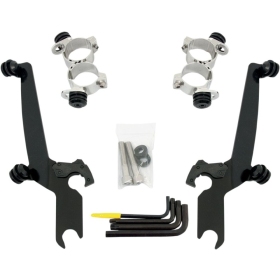 MEMPHIS SHADES HD Sportshield Trigger-Lock Complete Mount Kit Harley Davidson XL 1200 10-15