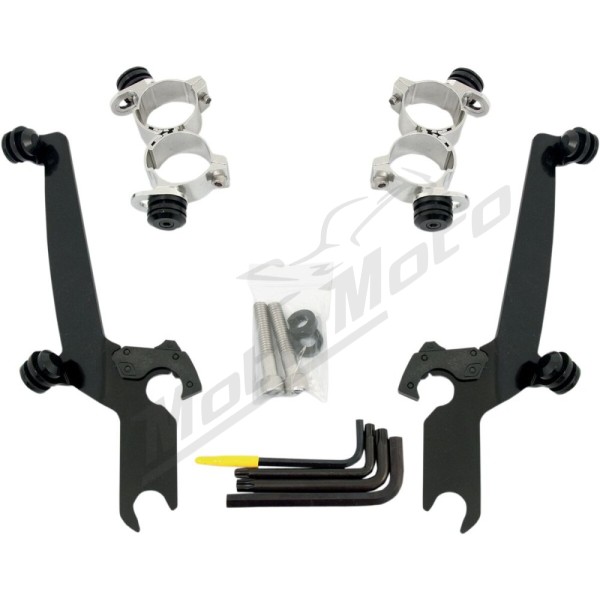 MEMPHIS SHADES HD Sportshield Trigger-Lock Complete Mount Kit Harley Davidson XL 1200 10-15
