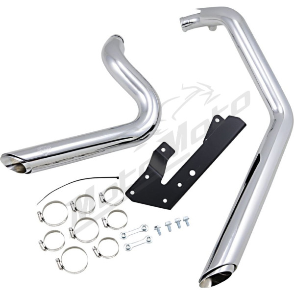 VANCE & HINES "Shortshots Staggered" išmetimo sistema Chrominė Harley Davidson XL 883-1200cc 04-13