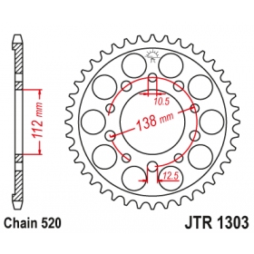 Rear sprocket JTR1303