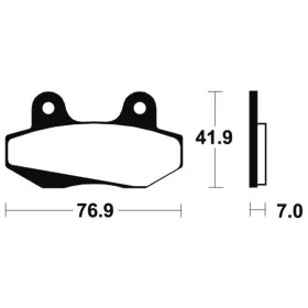 TECNIUM Street Organic Brake pads Honda / Hyosung 125/650 86-12