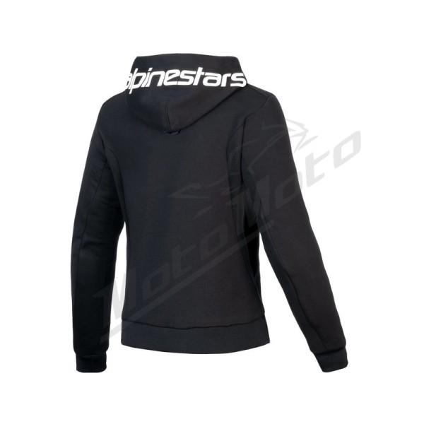 Alpinestars Hoodie Woman Chrome v2 Black/White