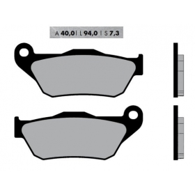 Brake pads NOVASCOOT FT3080 / MCB786 STANDARD