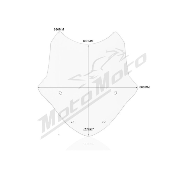 WRS STANDARD Windscreen Clear BMW R1250RT ABS 21-24