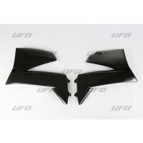 UFO Black Radiator Covers For KTM LC4 / SMC 640-660cc 02-06