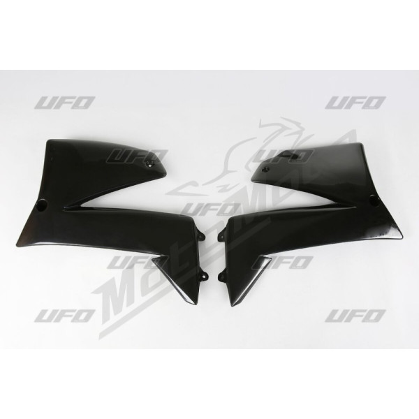 UFO Juodi radiatoriaus šoniniai plastikai KTM LC4 / SMC 640-660cc 02-06