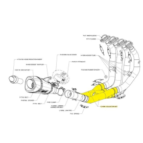 AKRAPOVIC Mid & Y Pipe Stainless Steel Yamaha YZF-R6 10-16