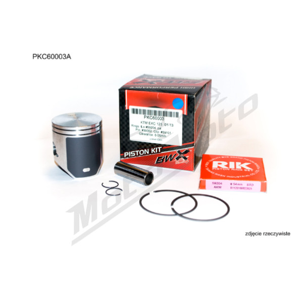 BEARING WORX Piston kit Ø53.94mm KTM /  Husqvarna / Beta 125-150 01-19