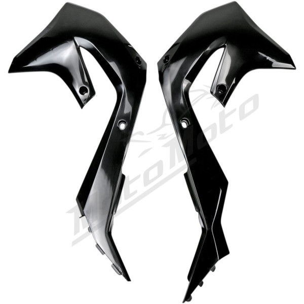 UFO Radiator Covers Kawasaki KX 250-450cc 19-24 Black
