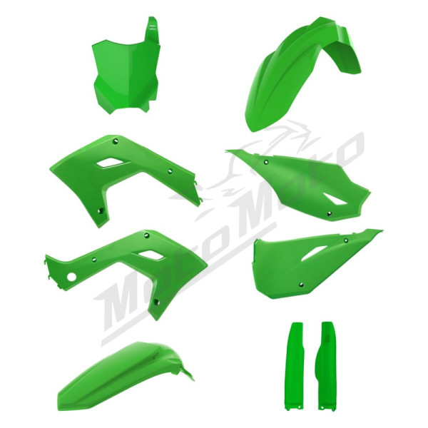 POLISPORT Body Kit Green Kawasaki KX 125-250 03-08
