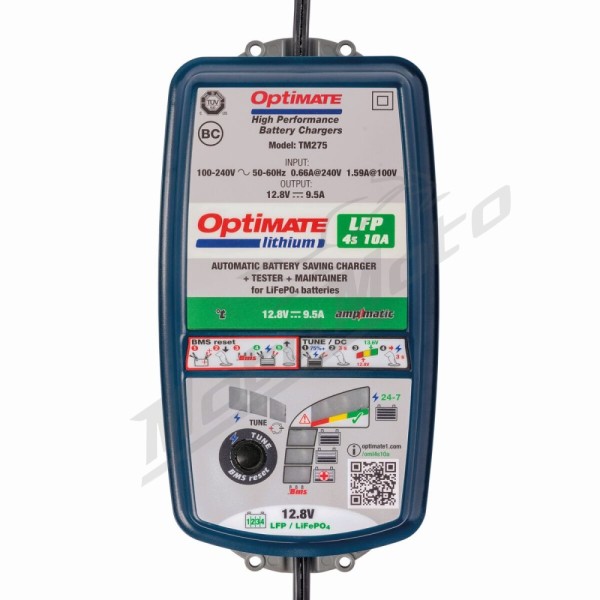 TECMATE Optimate™ Lithium LFP 4S 10A Battery Charger