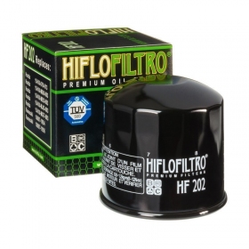 Tepalo filtras HIFLO HF202 HONDA VF/ VFR/ VT/ CB/ CBX/ KAWASAKI EX/ EN/ VN 400-750cc 1983-1990