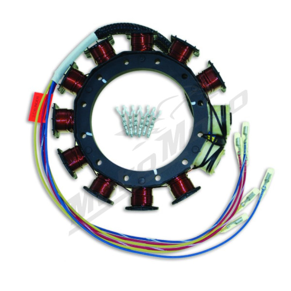 Cdi Elec. Mercury/Force Stator - 2/3/4 Cyl. (9 Amp) 40-125HP