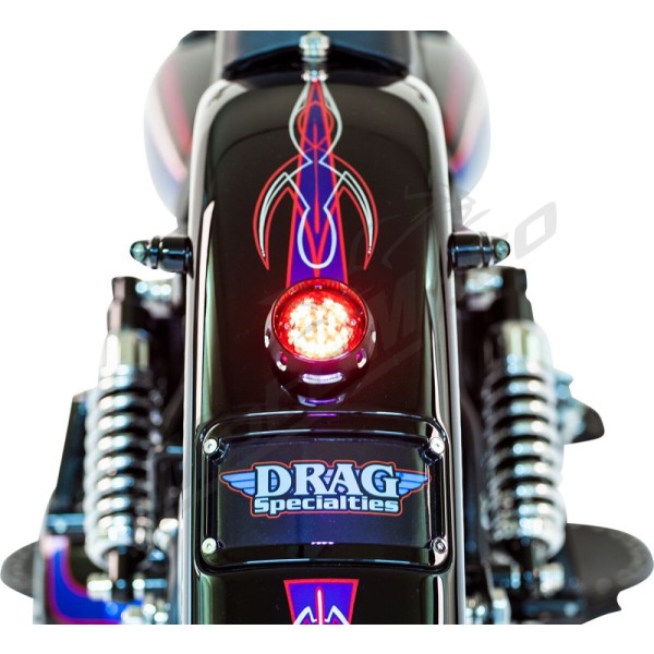 DRAG SPECIALTIES Universal Custom Bobber Led Taillight and License Plate Mount