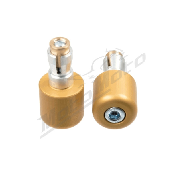 TRW Handlebar ends colour golden Ø12mm 2pcs