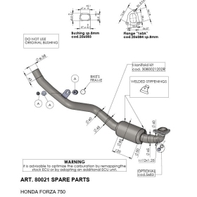 LEOVINCE 4-STROKE HEADER PIPES HONDA NSS 750 21-24