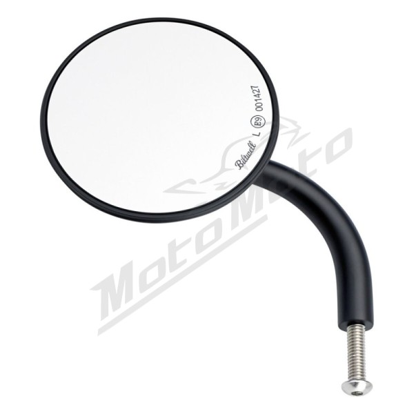 BILTWELL Utility Mirror Round Short Arm