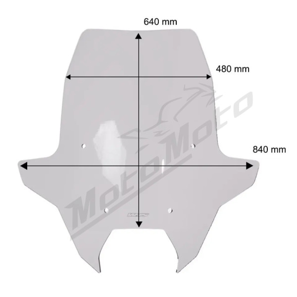 WRS Priekinis Stiklas Caponord BMW R 1300 RS/RT 25-> Tamsintas