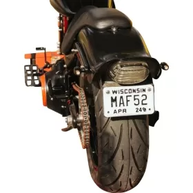 CUSTOM DYNAMICS ProBEAM® Squareback LED Taillight Kit Harley Davidson FLD / FLDE 883-1977cc 88-24