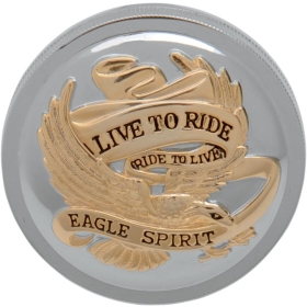 DRAG SPECIALTIES "Live to Ride" Gas Cap Harley Davidson FLH / FLHT / FLHTC / FLST / FLTC / FXST / FXSTC 1340cc 83-86