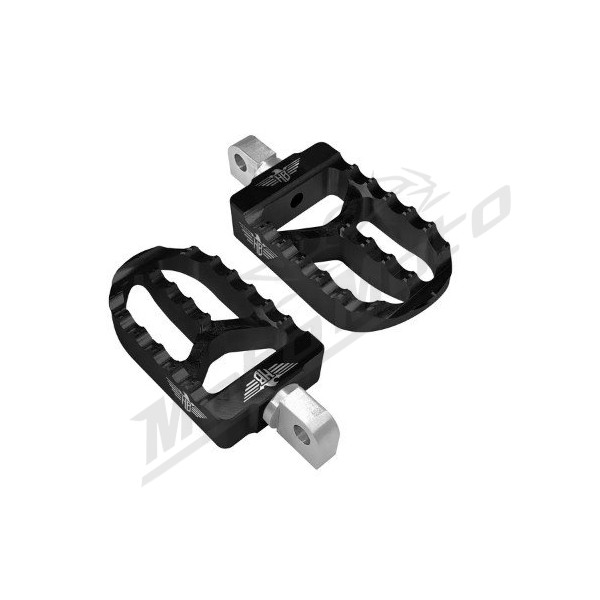 HEINZ BIKES MX V2 Rear Foot Pegs Harley Davidson FLDE / FLSL / FXBB / FXLR / FXST 1750/1923 18-25