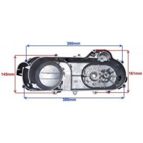 Variatoriaus dangtis su tarpine 139QMB/QMA / GY6 50cc 4T