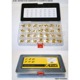 Prox mikuni main carburetor nozzle set 140 pcs. 1,60-5,10 mm