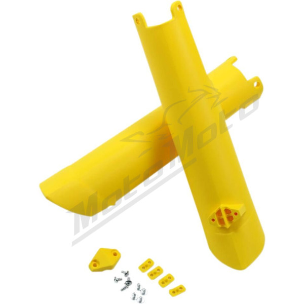 UFO Yellow Fork Tube Protectors Husqavarna FC / FE / TC / TE / TX 50-501cc 15-23