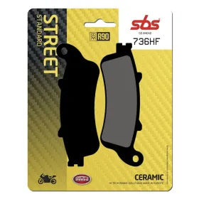 SBS HF Street 736HF Ceramic Organic Brake Pads Honda CB / CBR / NRX / NT / VFR / VT / VTX / XL 650-1800cc 97-18