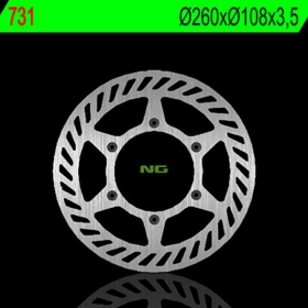 NG BRAKES 731 priekinis fiksuotas stabdžių diskas GAS GAS EC / ENDUCROSS / FSE / MC / PAMPERA 125-450 98-20