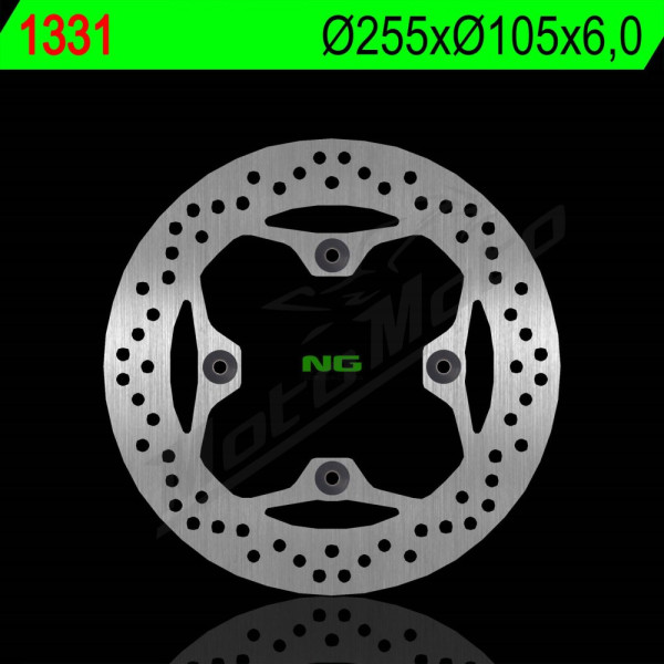 NG Rear Fixed Brake Disc 255x105x6.0mm Triumph Bonneville / Scrambler / Speedmaster / Thruxton 790-900cc 01-17