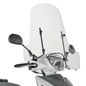 KAPPA Windshield clear 50.8x66cm Piaggio / Peugeot / Sym / Keeway 50-200 02-24