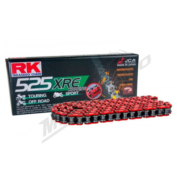 RK drive chain BB525XRE (xw-ring) red