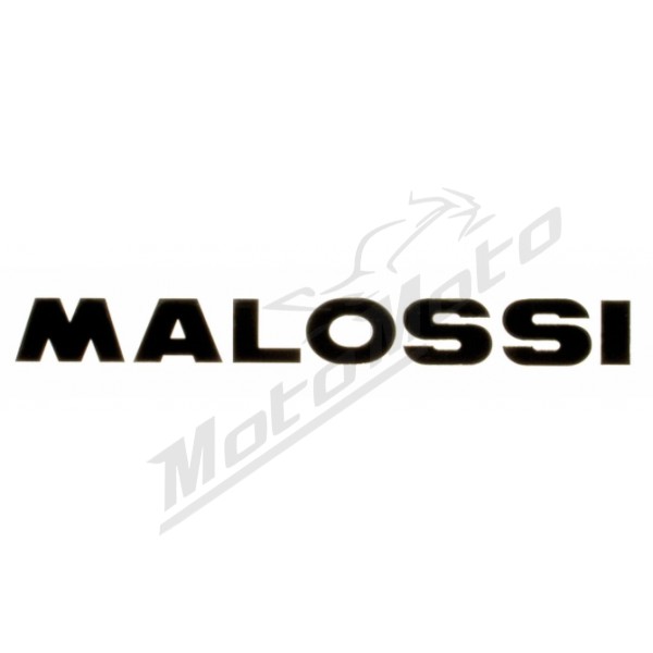 STICKER MALOSSI BLACK (14CM) - MotoMoto