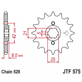 Front sprocket JTF575