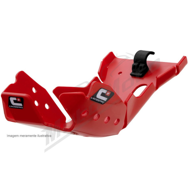 CROSSPRO Plastic engine cover red KTM EXC / Husqvarna 250-300 23>
