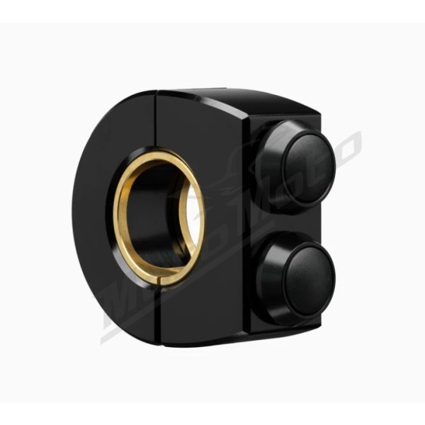 MOTOGADGET mo.Switch Plain button control unit BLACK 2 BUTTONS