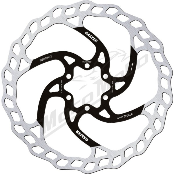 GALFER AVID JUICY 5, Fixed Disc Wave® ø180 x 2 mm