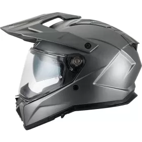 Krosinis Šalmas APEX AT300 Solid Pilkas