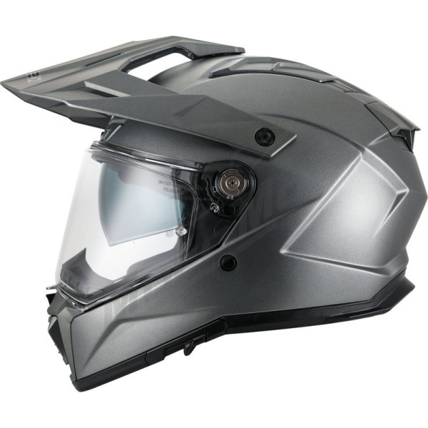 Motocross Helmet APEX AT300 Solid gunmetal