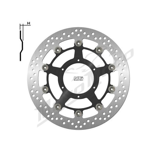 NG BRAKES Front Floating Brake Disc 310mm Honda CBR 1000cc 08-09