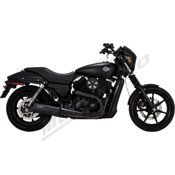 VANCE & HINES High Output Slip-On Muffler Black Harley Davidson XG 500-750cc 15-20