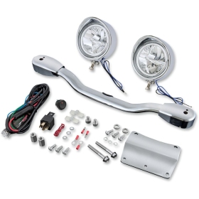 SHOW CHROME LED Elliptical Driving Light Kit HONDA VT 750 04-23