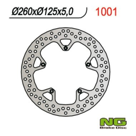 NG BRAKES Front/Rear Fixed Brake Disc 260mm Aprilia / Gilera / Piaggio 125-500cc 86-12