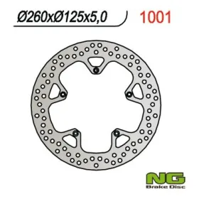 NG BRAKES Front/Rear Fixed Brake Disc 260mm Aprilia / Gilera / Piaggio 125-500cc 86-12