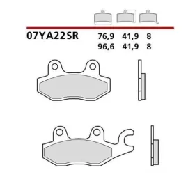 Brembo Brakepads Carbon-Ceramic Racing Can-Am R XT Commander 800 11-14