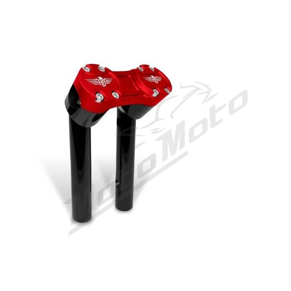 HEINZ BIKES Clubstyle Pullback Riser Ø25.4mm 25.5cm Harley Davidson FLD / FXDB / XL / XR / XLH / FXRC / FLSTC 883/1927 70-24 