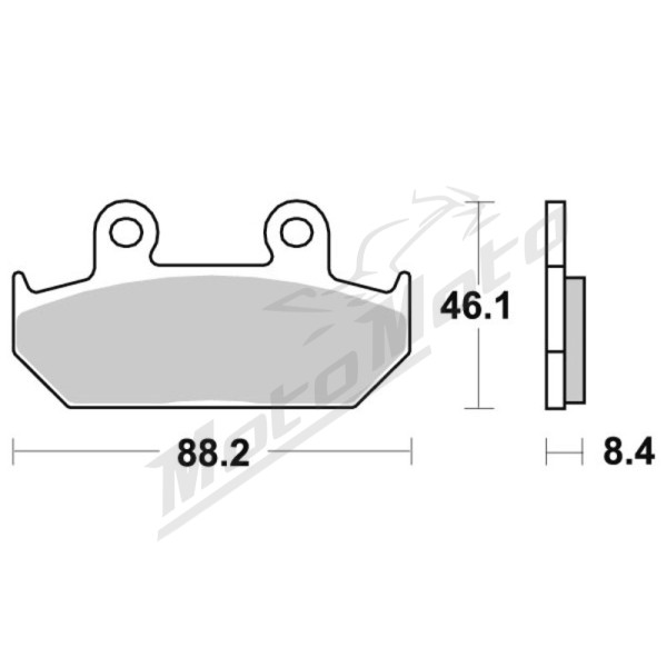Sbs Brakepads Sintered Honda CBR / NX / VFR 650-1000cc 86-96