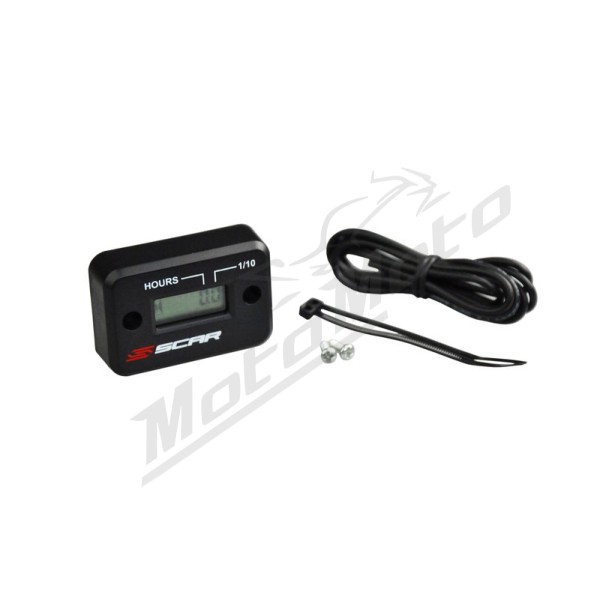 SCAR Universal Hour-meter with Wire Velcro Fixing 